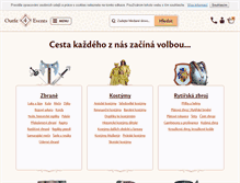 Tablet Screenshot of outfit4events.cz